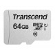 Карта памяти Transcend TS64GUSD300S-A,  microSD 64GB Class 10 U1