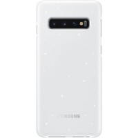 Чехол для Samsung  Galaxy S10 (EF-KG973CWEGRU) LED Cover White 