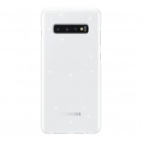 Чехол для Samsung Galaxy S10 Plus (EF-KG975CWEGRU) Led Cover White